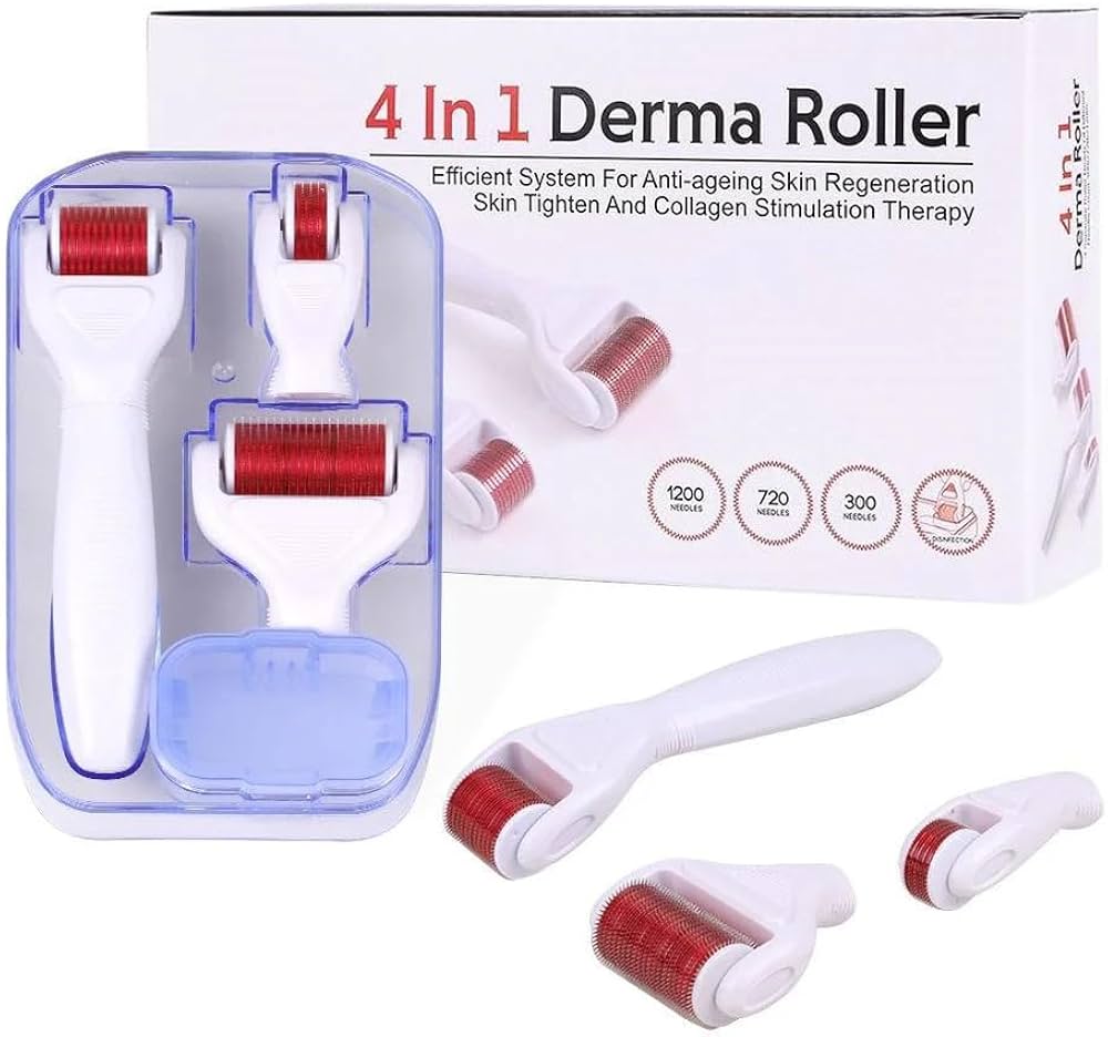 Derma Roller Kit with Different Sizes ❕