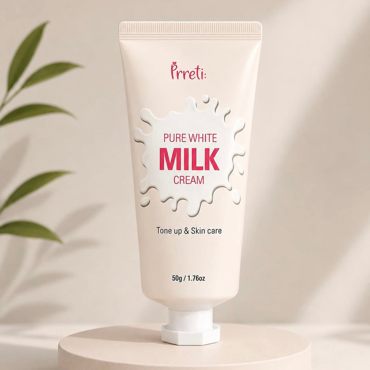 كريم ميلك تفتيح بالحليب الفوري بريتي milk
