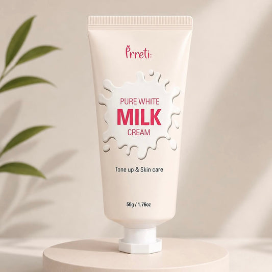 كريم ميلك تفتيح بالحليب الفوري بريتي milk