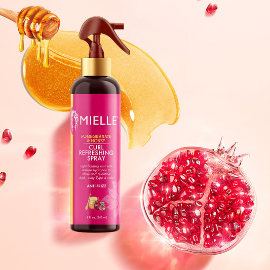 بخاخ مثبت شعر وواقي حرارة من ميل mielle