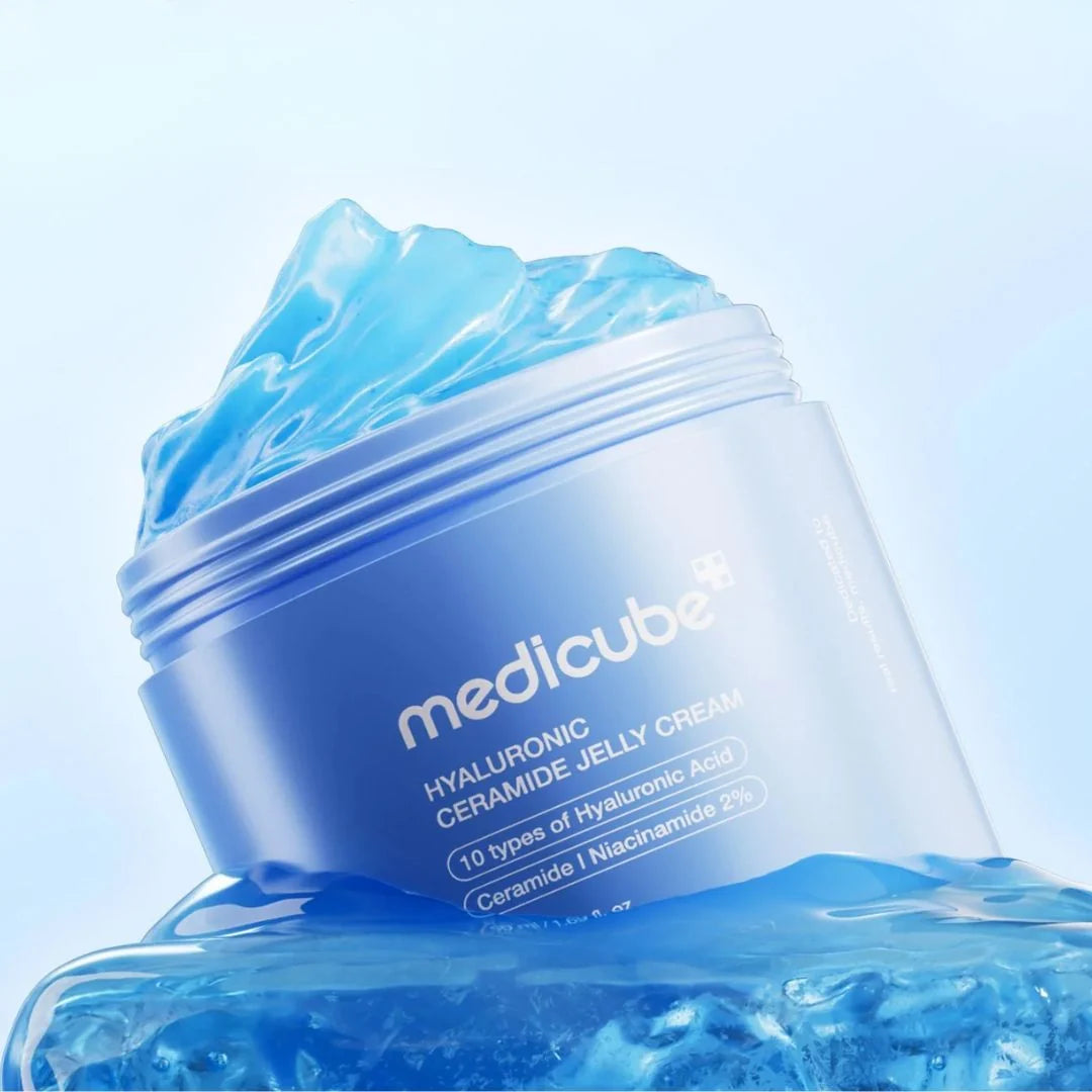 مرطب جلي كريم بالهايلرونك اسد من Medicube