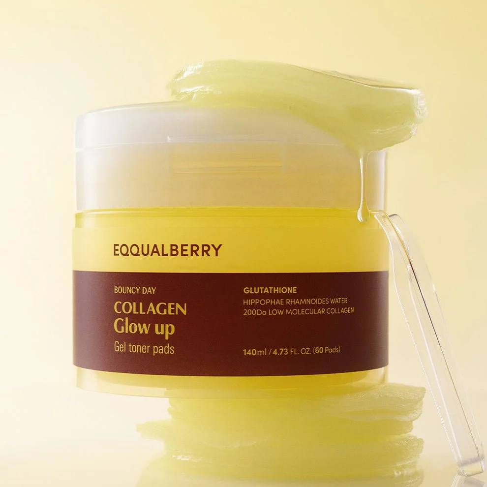 تونر بادز جل الكولاجين المتوهج من ايكوال بيري Eqqualberry